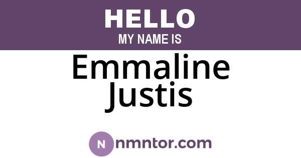 Emmaline Justis