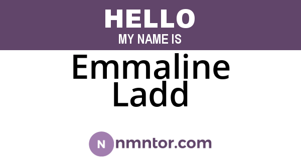 Emmaline Ladd