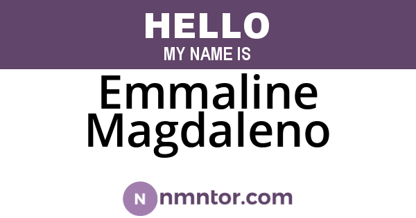 Emmaline Magdaleno