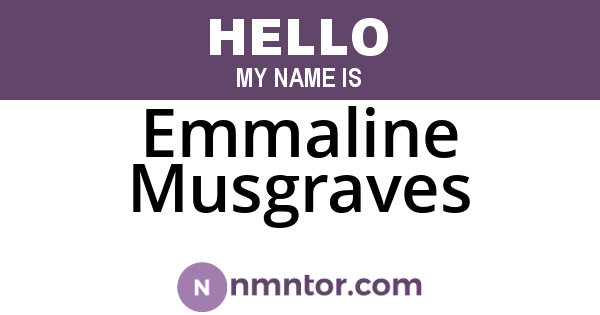 Emmaline Musgraves
