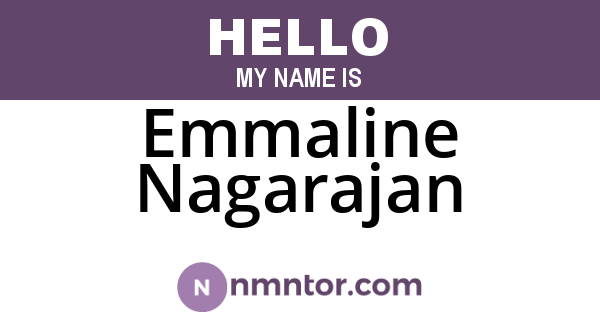 Emmaline Nagarajan