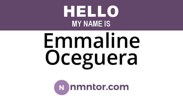 Emmaline Oceguera