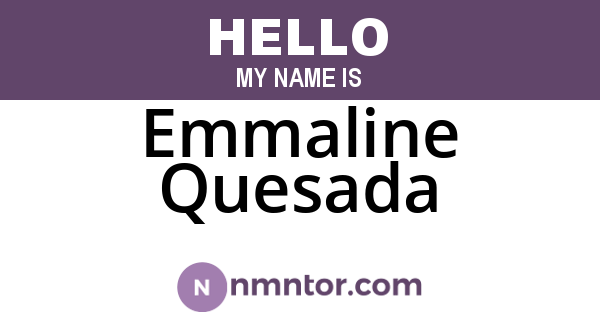 Emmaline Quesada