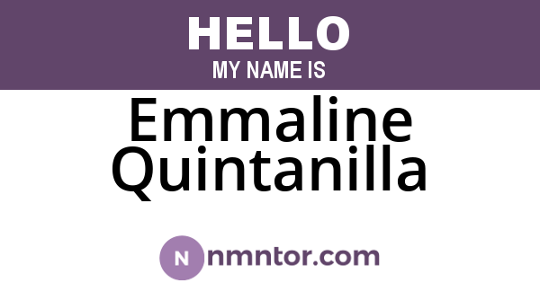 Emmaline Quintanilla