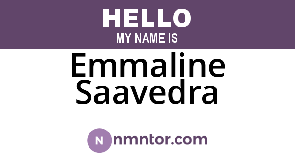 Emmaline Saavedra