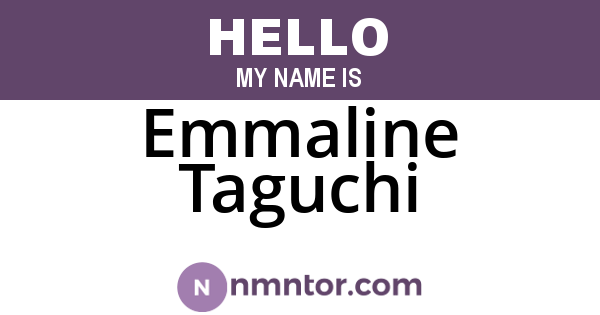Emmaline Taguchi