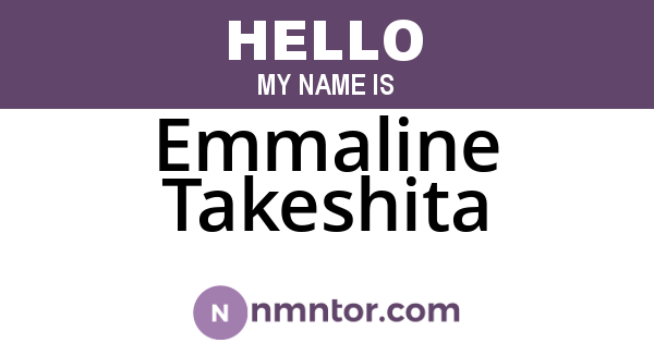 Emmaline Takeshita