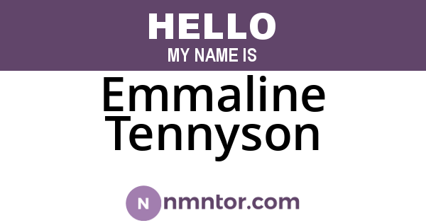 Emmaline Tennyson