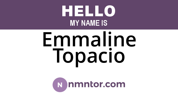 Emmaline Topacio
