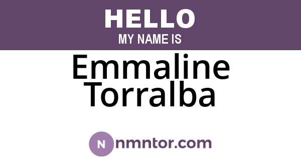 Emmaline Torralba