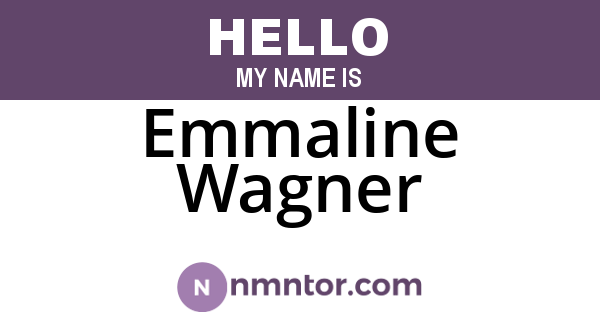 Emmaline Wagner