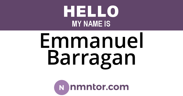 Emmanuel Barragan