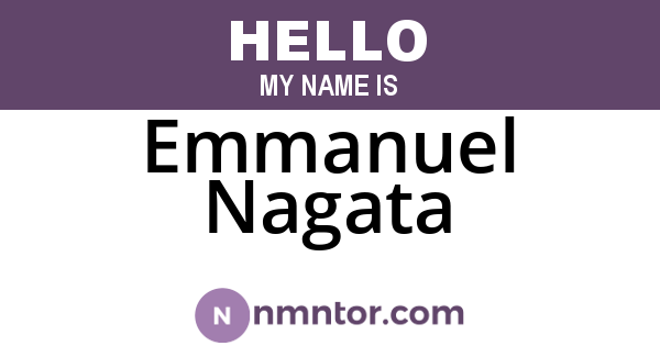 Emmanuel Nagata