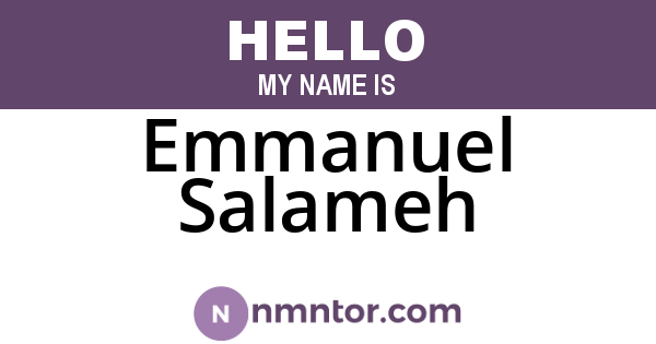 Emmanuel Salameh