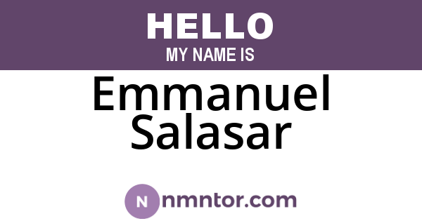 Emmanuel Salasar