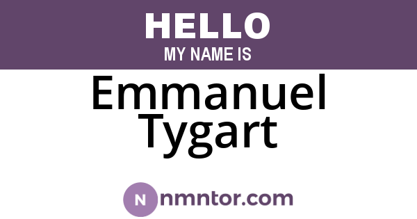 Emmanuel Tygart