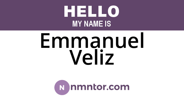 Emmanuel Veliz