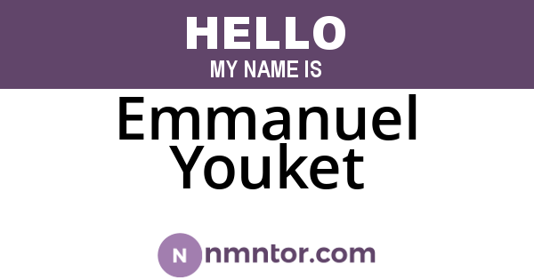 Emmanuel Youket