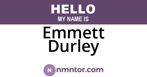 Emmett Durley