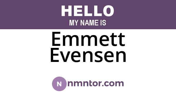 Emmett Evensen