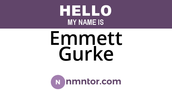Emmett Gurke