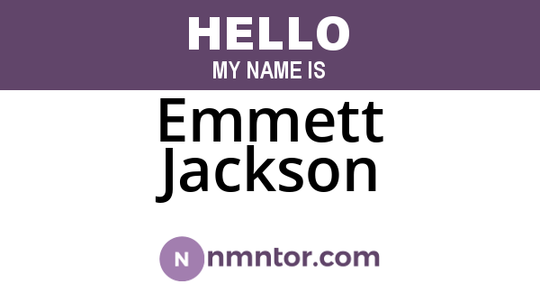 Emmett Jackson