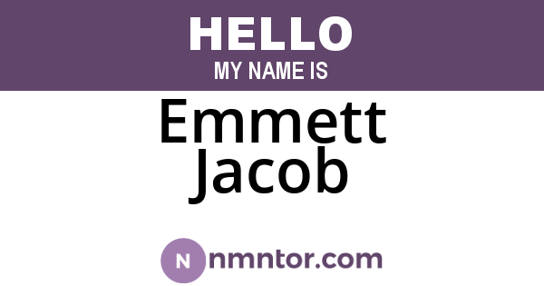 Emmett Jacob
