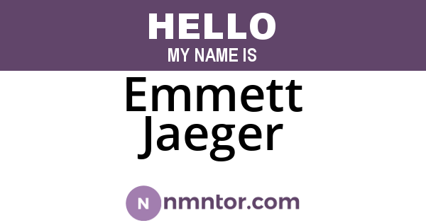 Emmett Jaeger