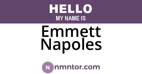 Emmett Napoles
