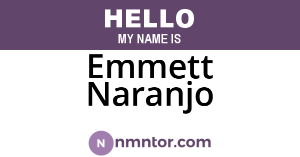 Emmett Naranjo