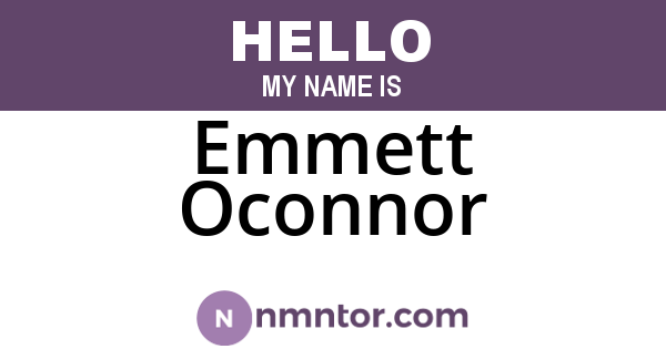 Emmett Oconnor