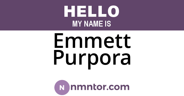 Emmett Purpora