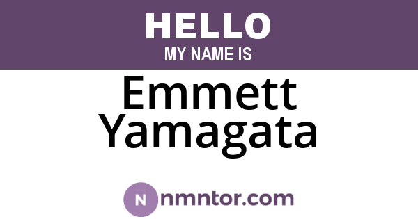 Emmett Yamagata