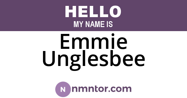 Emmie Unglesbee