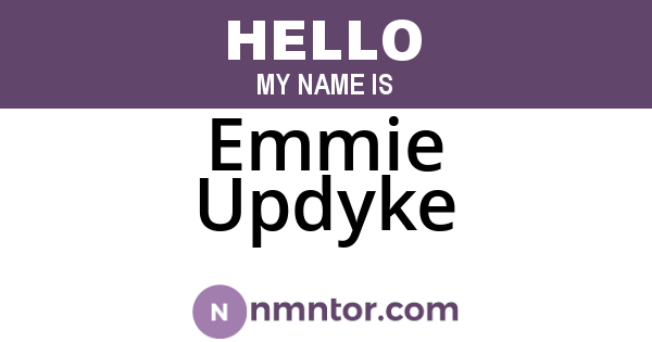 Emmie Updyke