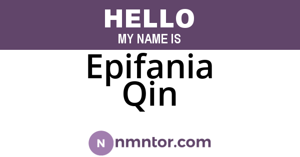 Epifania Qin