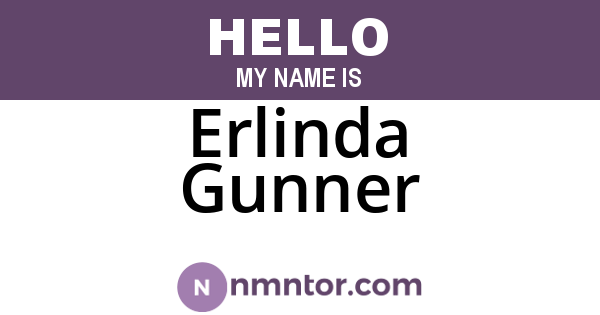 Erlinda Gunner