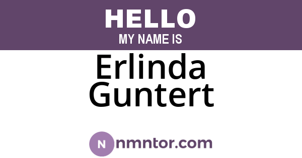 Erlinda Guntert