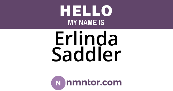 Erlinda Saddler
