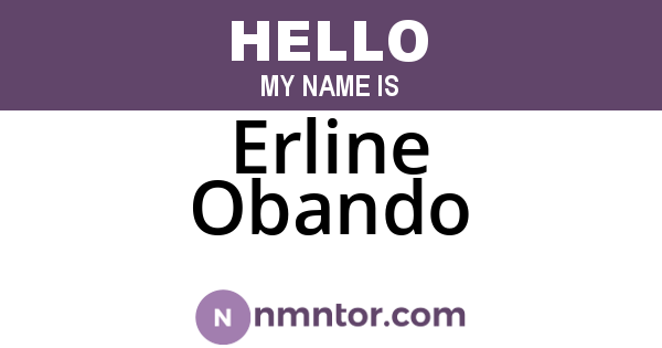 Erline Obando