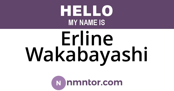 Erline Wakabayashi