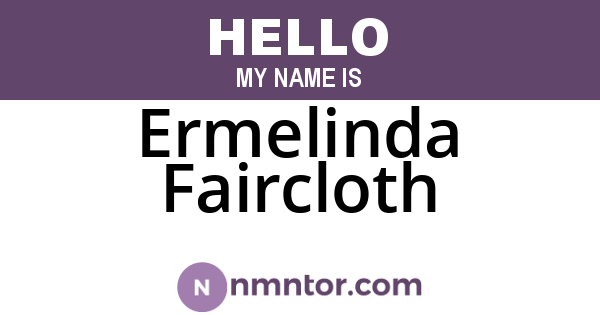 Ermelinda Faircloth