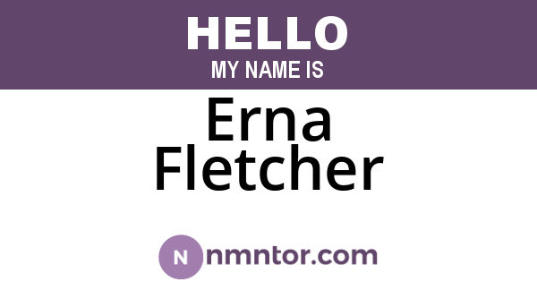Erna Fletcher