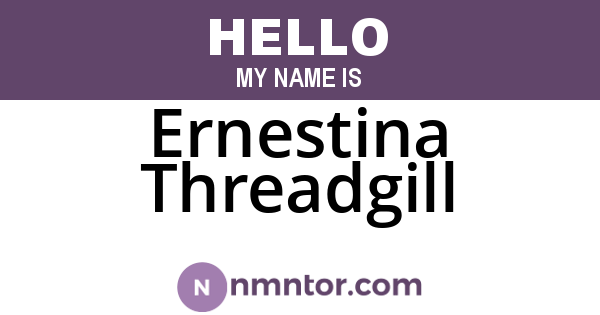 Ernestina Threadgill
