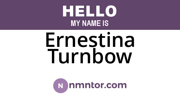 Ernestina Turnbow