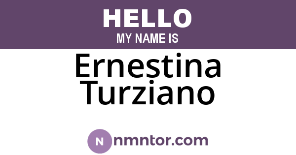 Ernestina Turziano