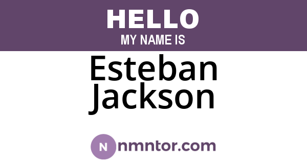 Esteban Jackson