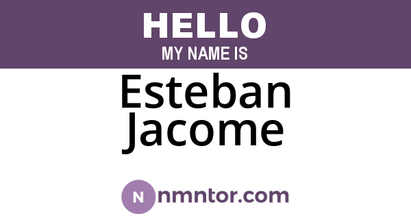 Esteban Jacome