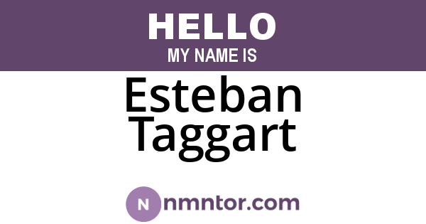 Esteban Taggart