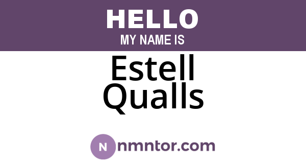 Estell Qualls